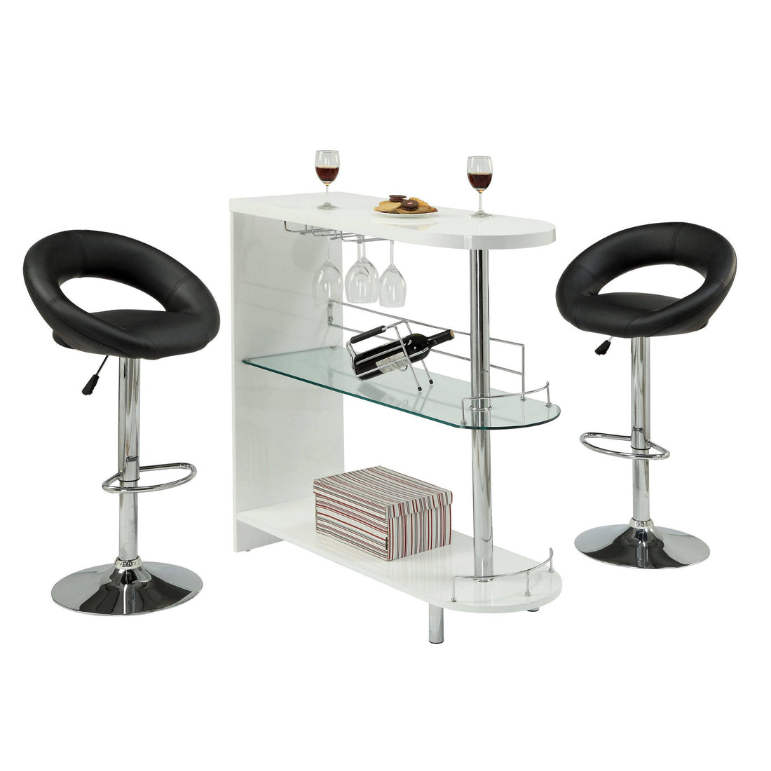  Furniture of America Bars Bars CM-BT8333-WH IMAGE 1