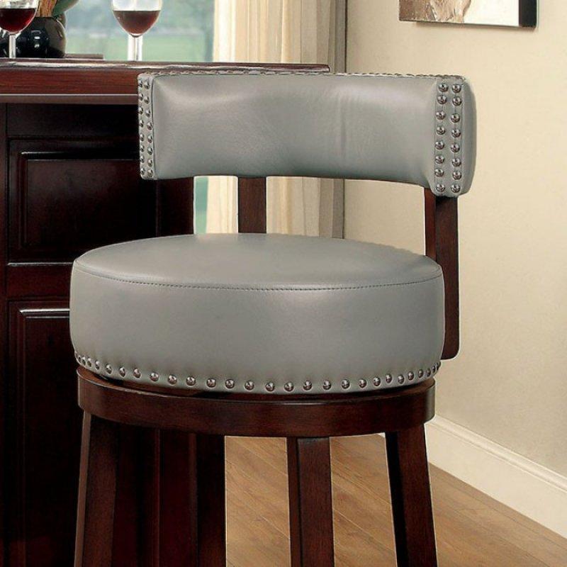  Furniture of America Shirley CM-BR6251GY-29-2PK 30" Bar Stool IMAGE 1