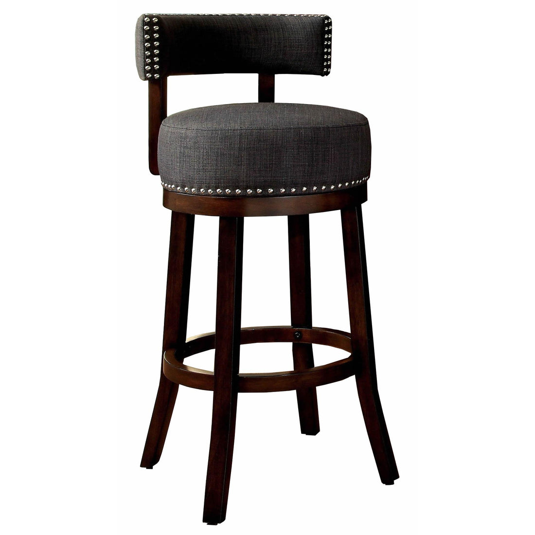  Furniture of America Lynsey CM-BR6252GY-29-2PK 30" Bar Stool IMAGE 1