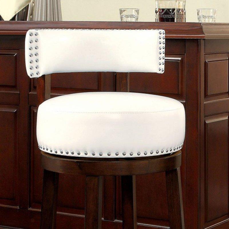  Furniture of America Shirley CM-BR6251WH-29-2PK 30" Bar Stool IMAGE 2