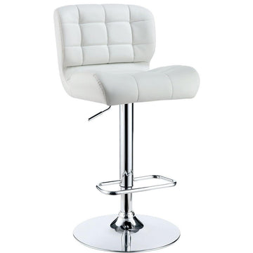  Furniture of America Kori Adjustable Height Stool CM-BR6152WH IMAGE 1