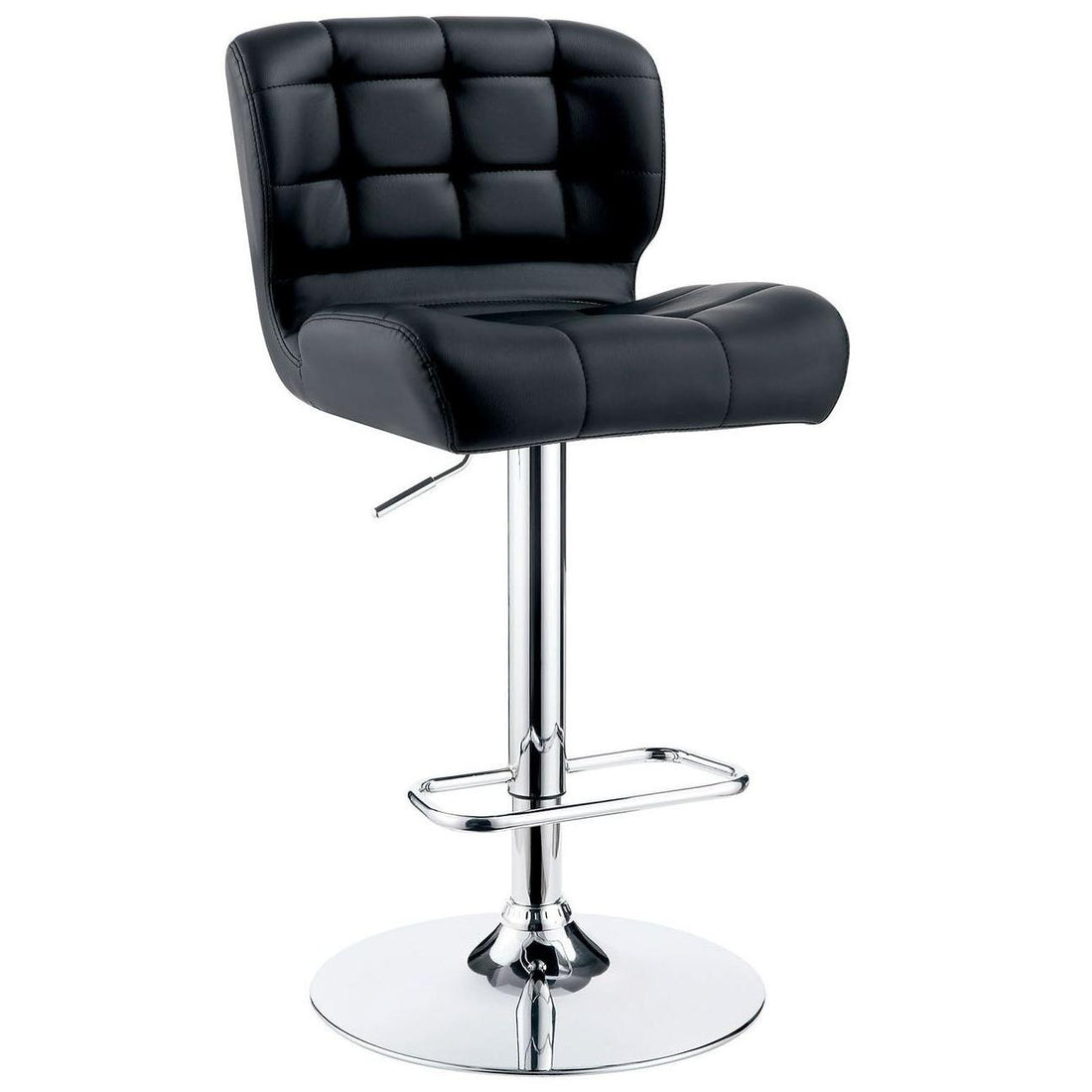  Furniture of America Kori Adjustable Height Stool CM-BR6152BK IMAGE 1