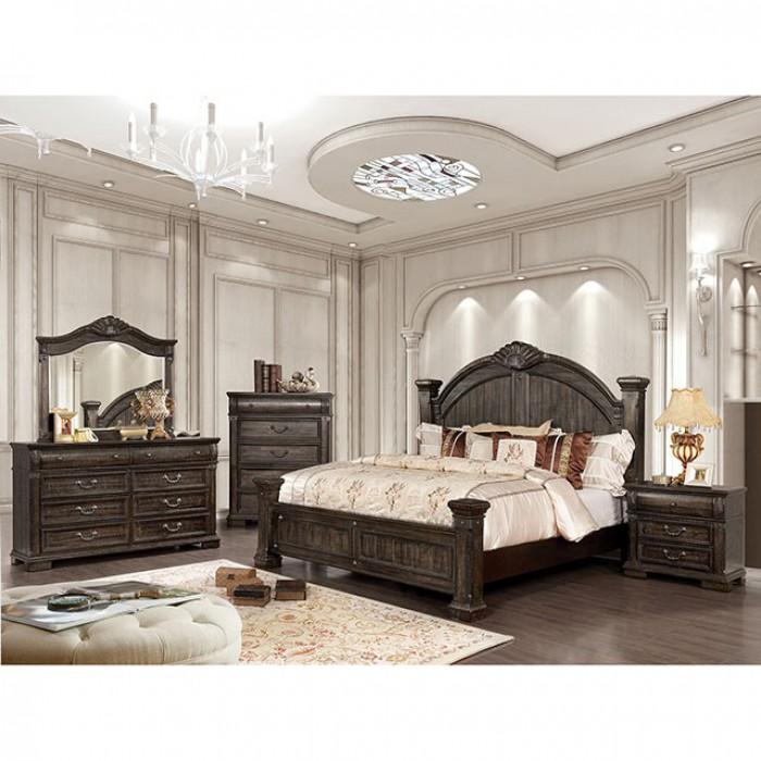  Furniture of America Genevieve Queen Poster Bed CM7428Q-BED IMAGE 1
