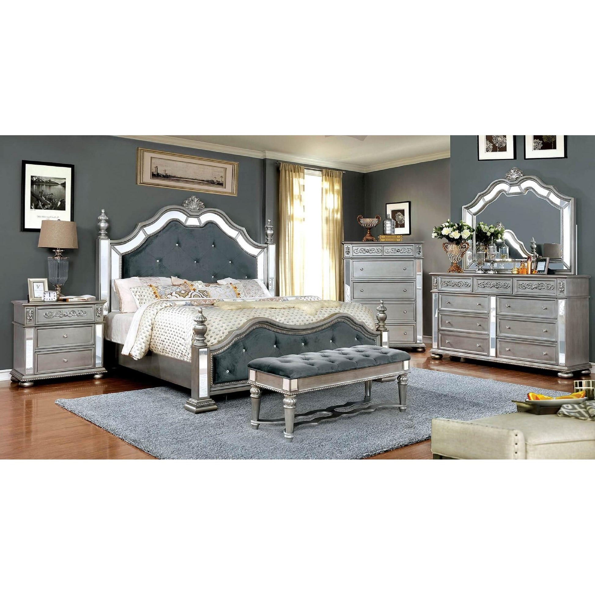  Furniture of America Azha CM7194Q Queen Bed IMAGE 4