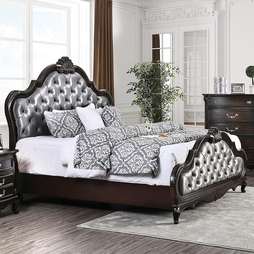  Furniture of America Bethesda CM7426Q Queen Bed IMAGE 1
