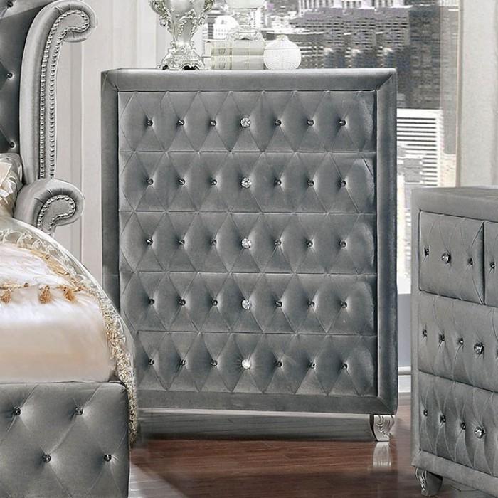  Furniture of America Alzir 5-Drawer Chest CM7150C IMAGE 1