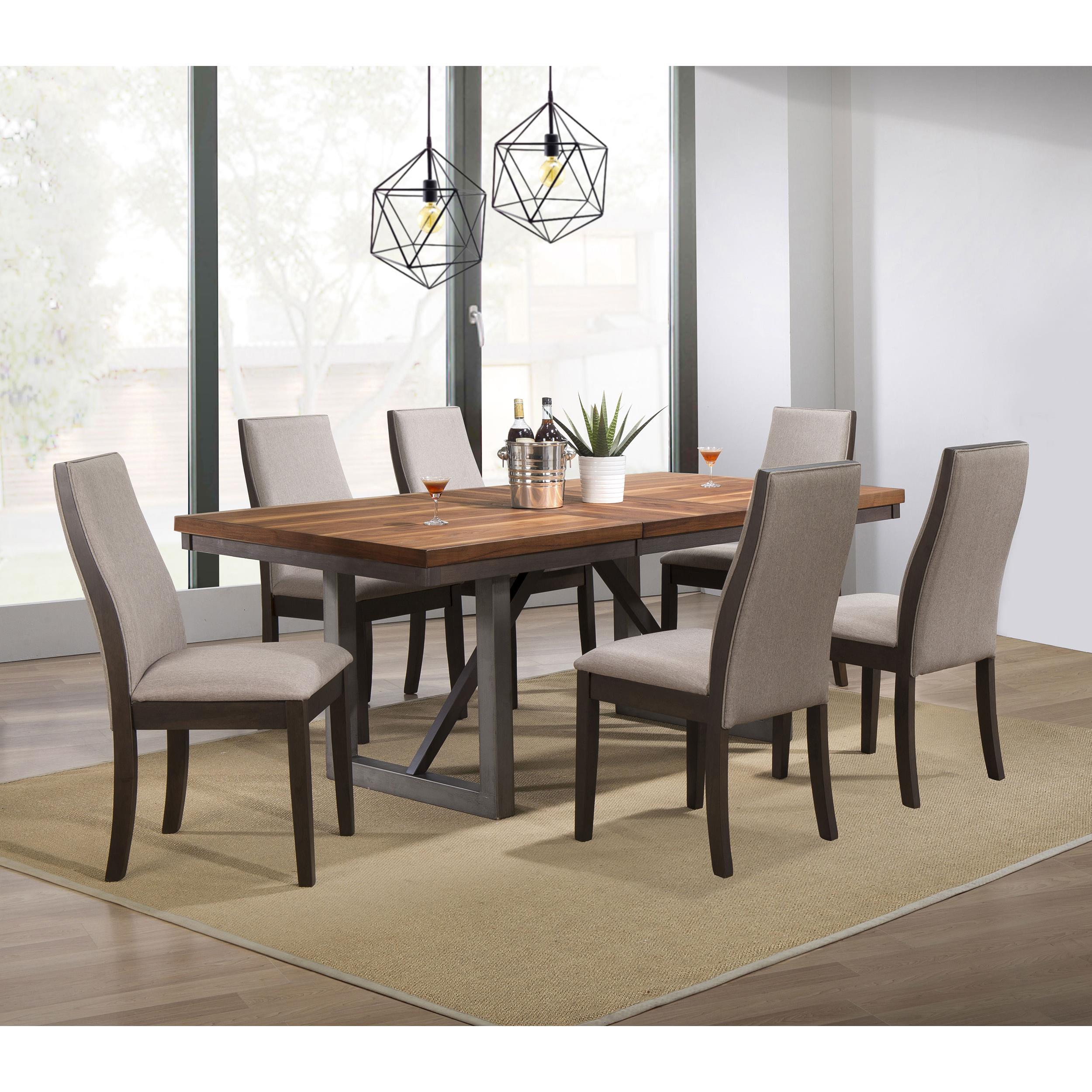  Coaster Furniture Spring Creek 106583 Upholstered Dining Chair - Taupe (Set of 2) IMAGE 6