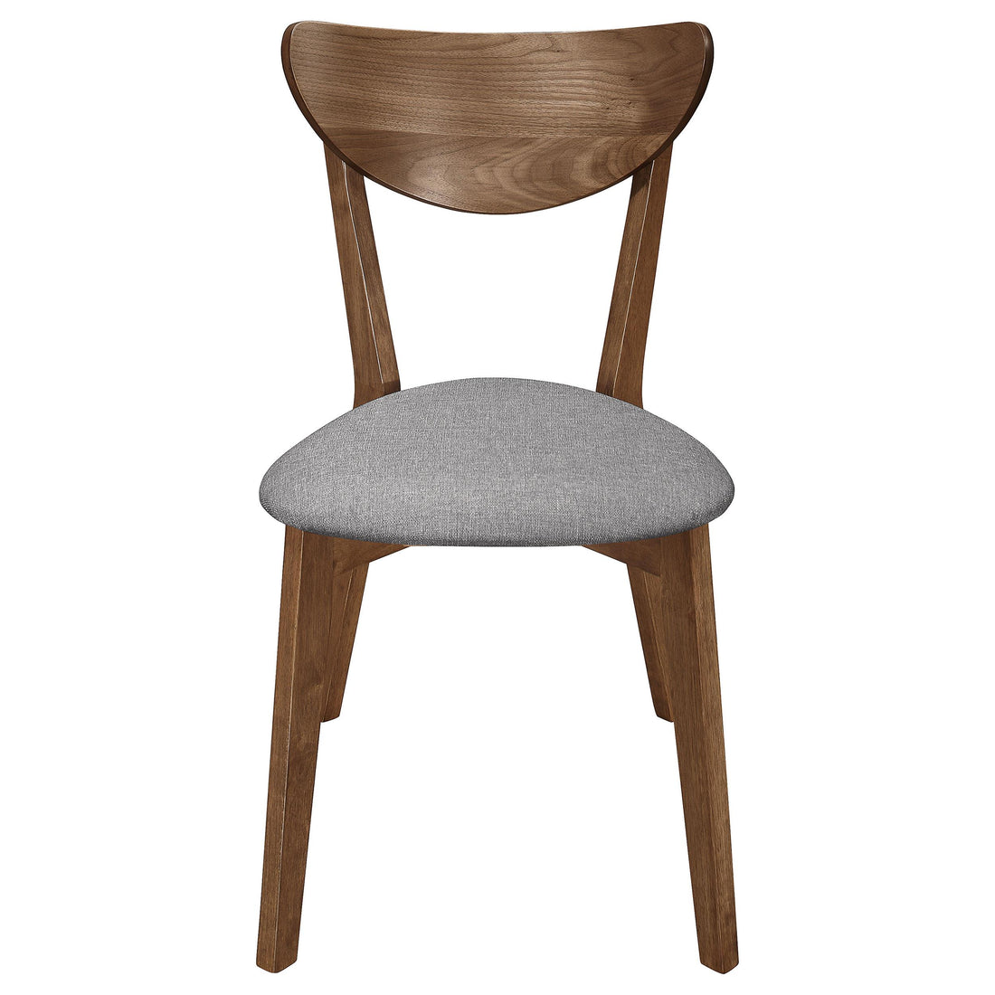  Coaster Furniture Alfredo 108082 Dining Side Chair - Grey and Natural Walnut (Set of 2) IMAGE 1