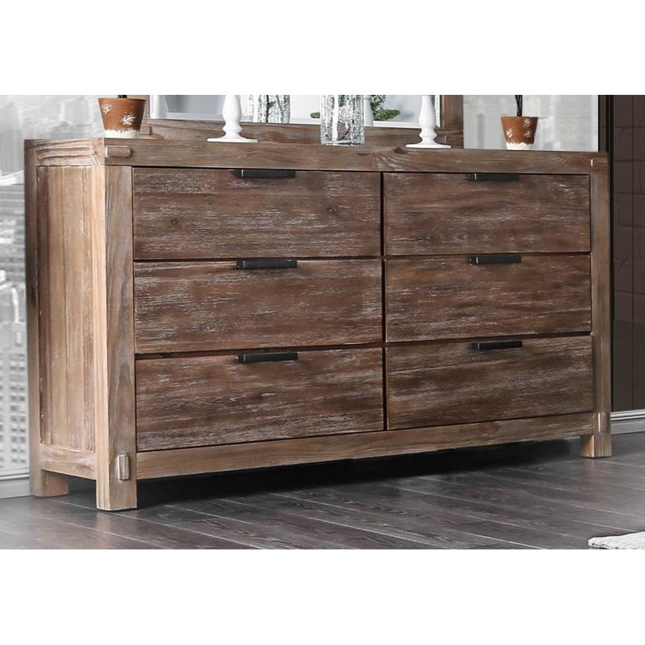  Furniture of America Wynton 6-Drawer Dresser CM7360D IMAGE 1