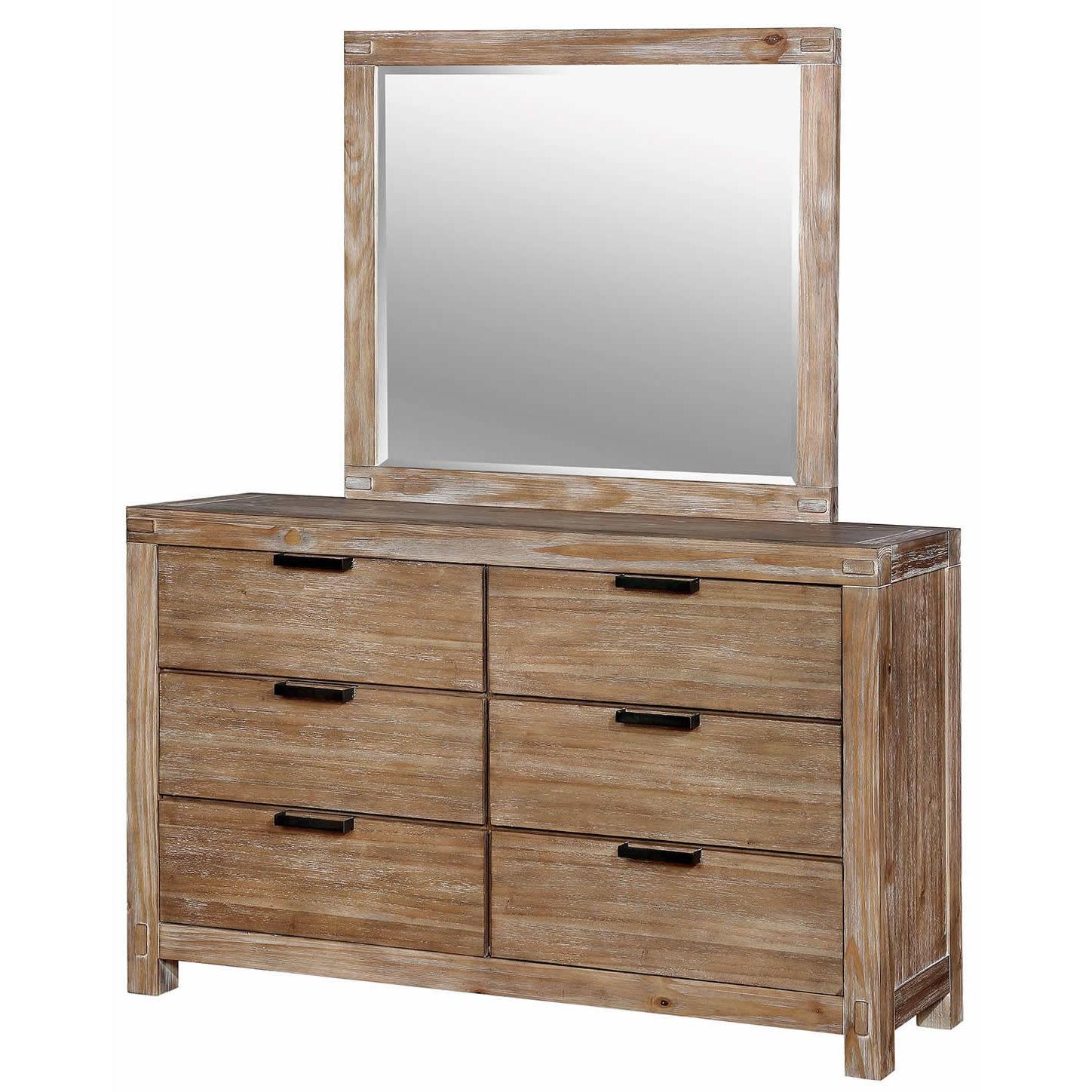  Furniture of America Wynton Dresser Mirror CM7360M IMAGE 3