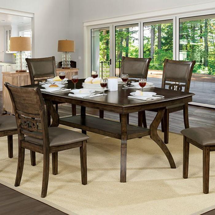  Furniture of America Holly Dining Table CM3023T IMAGE 1