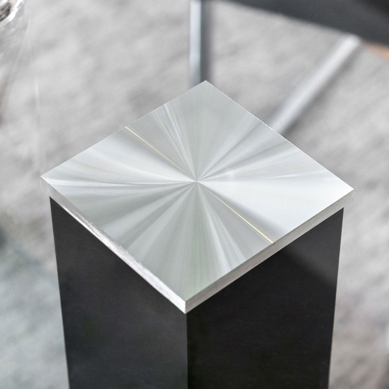  Furniture of America Richfield Dining Table with Glass Top and Pedestal Base CM3362BK-T-TABLE IMAGE 4