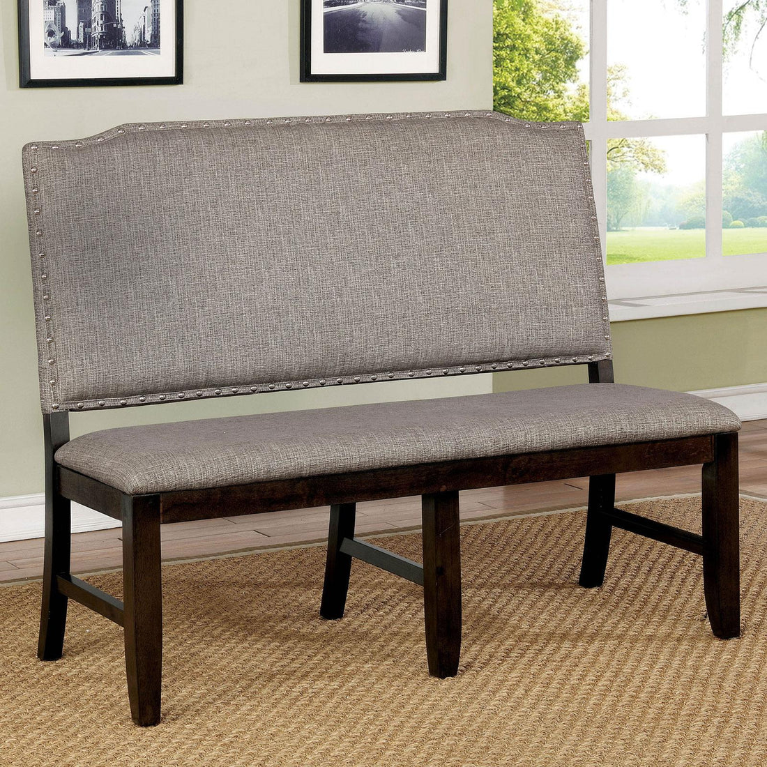  Furniture of America Teagan Bench CM3911BN IMAGE 1