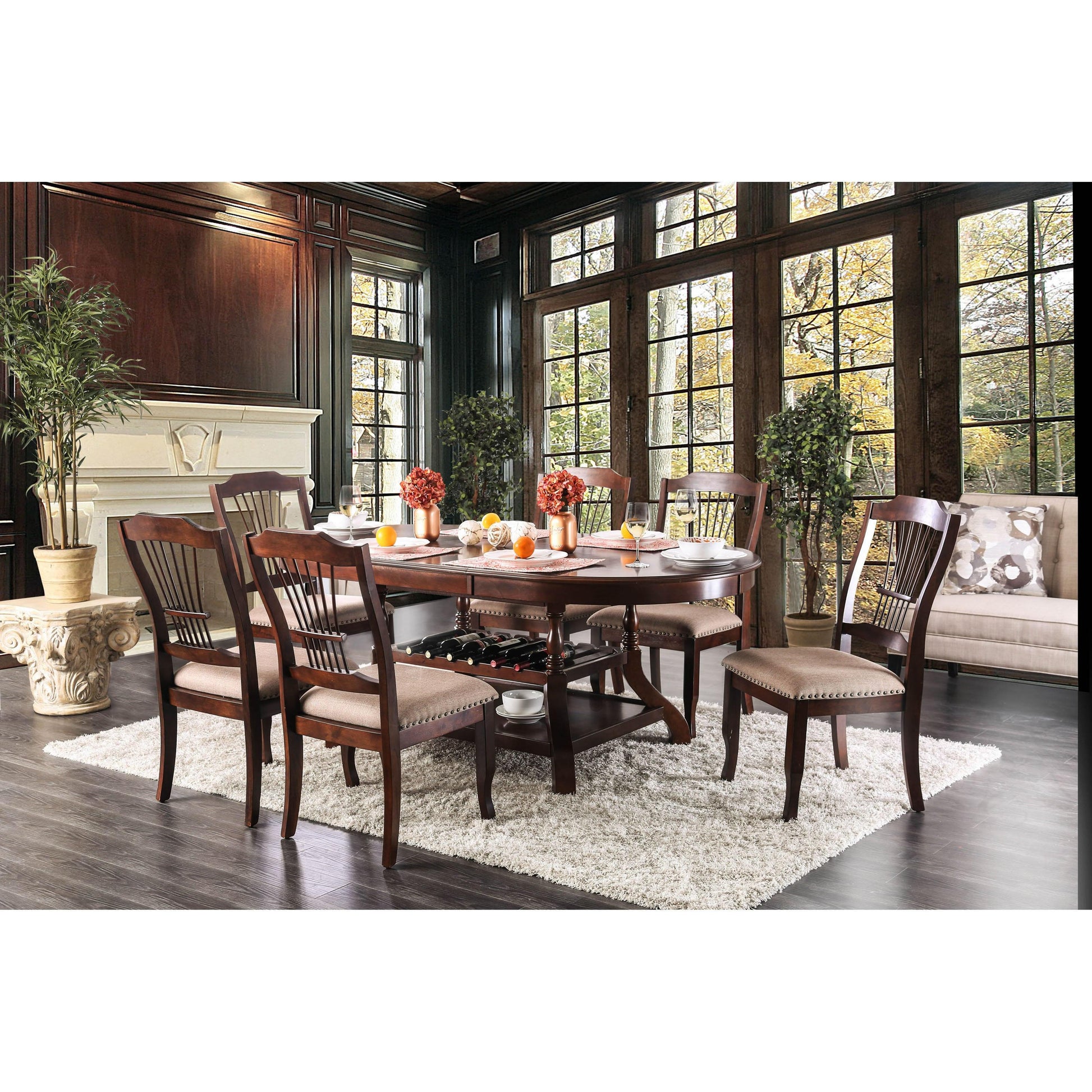  Furniture of America Jordyn Dining Table CM3626T IMAGE 7