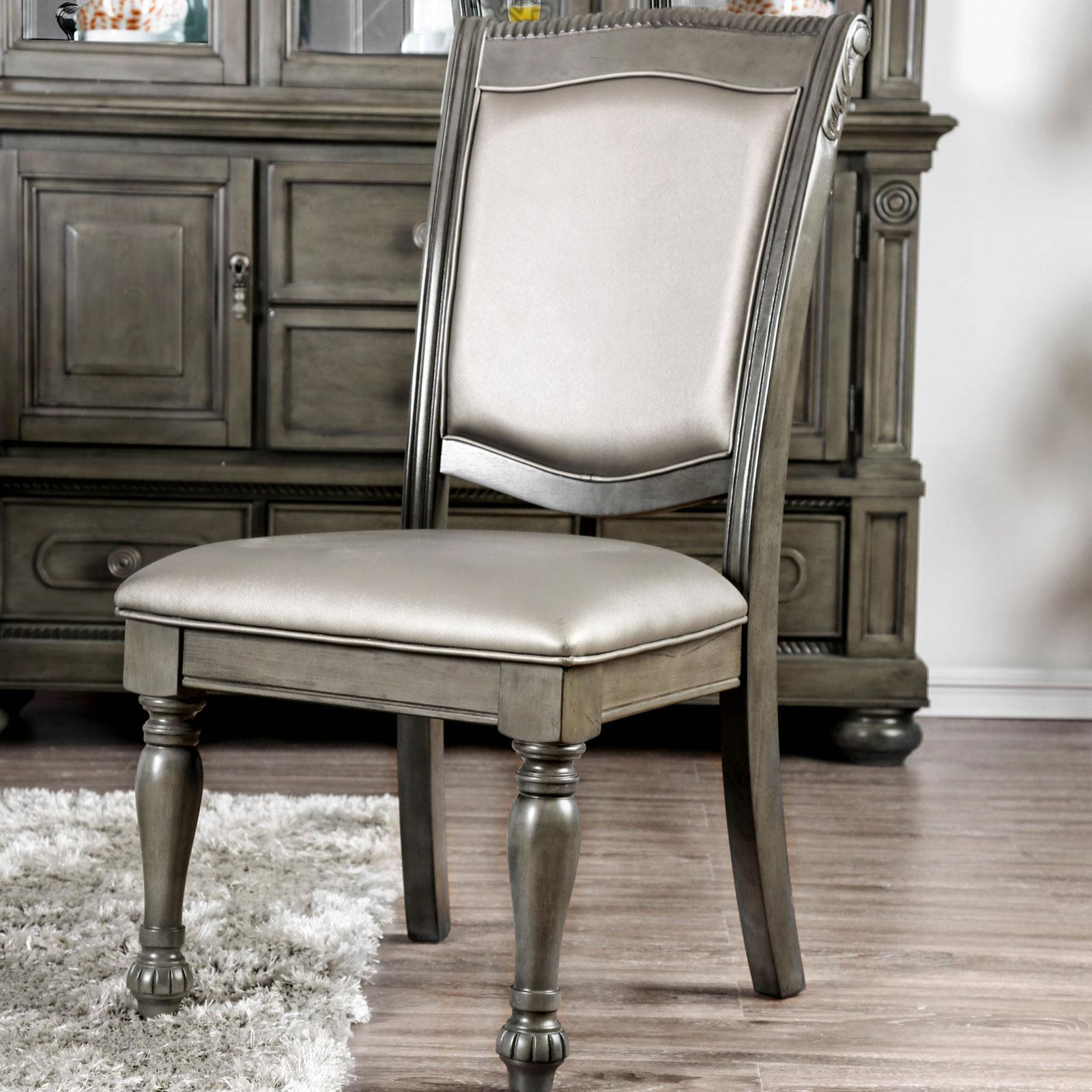  Furniture of America Alpena CM3350GY-SC-2PK Side Chair IMAGE 1
