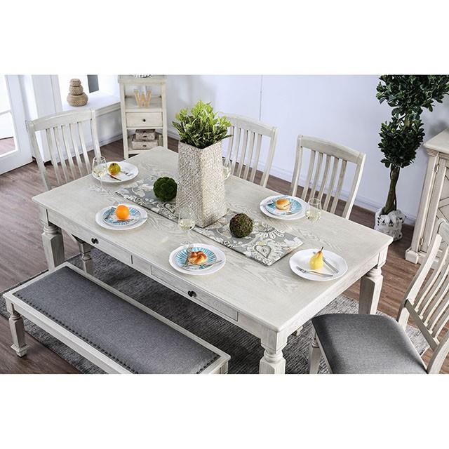  Furniture of America Georgia Dining Table CM3089T IMAGE 2