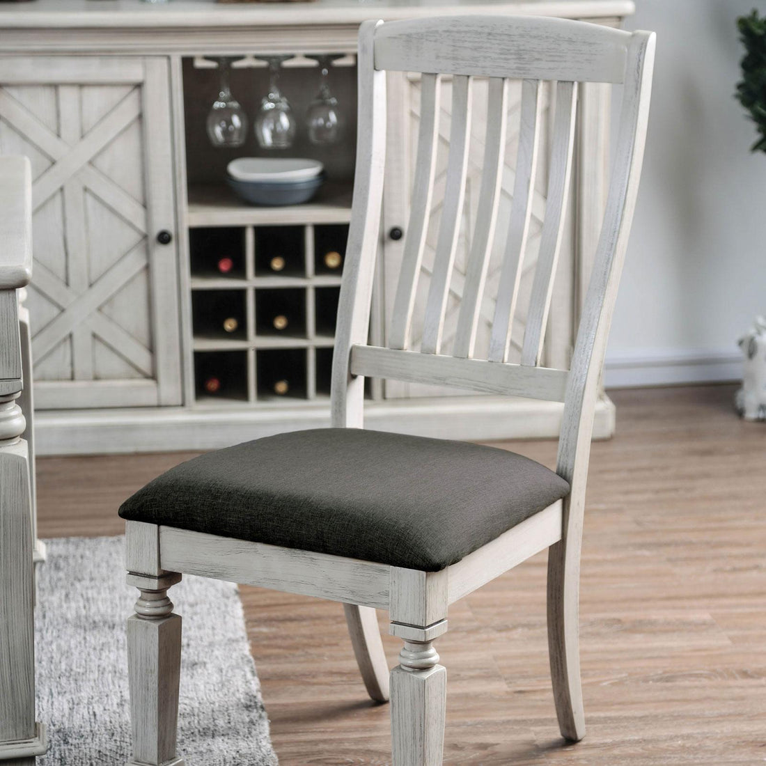  Furniture of America Georgia CM3089SC-2PK Side Chair IMAGE 1