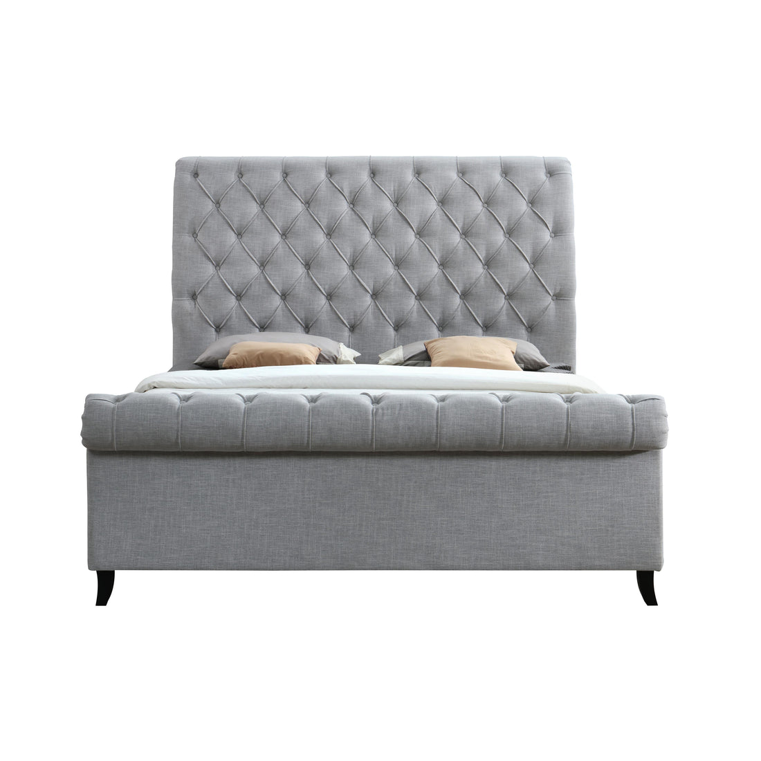  Size_King  -- Kate Upholstered Sleigh Bed IMAGE 1