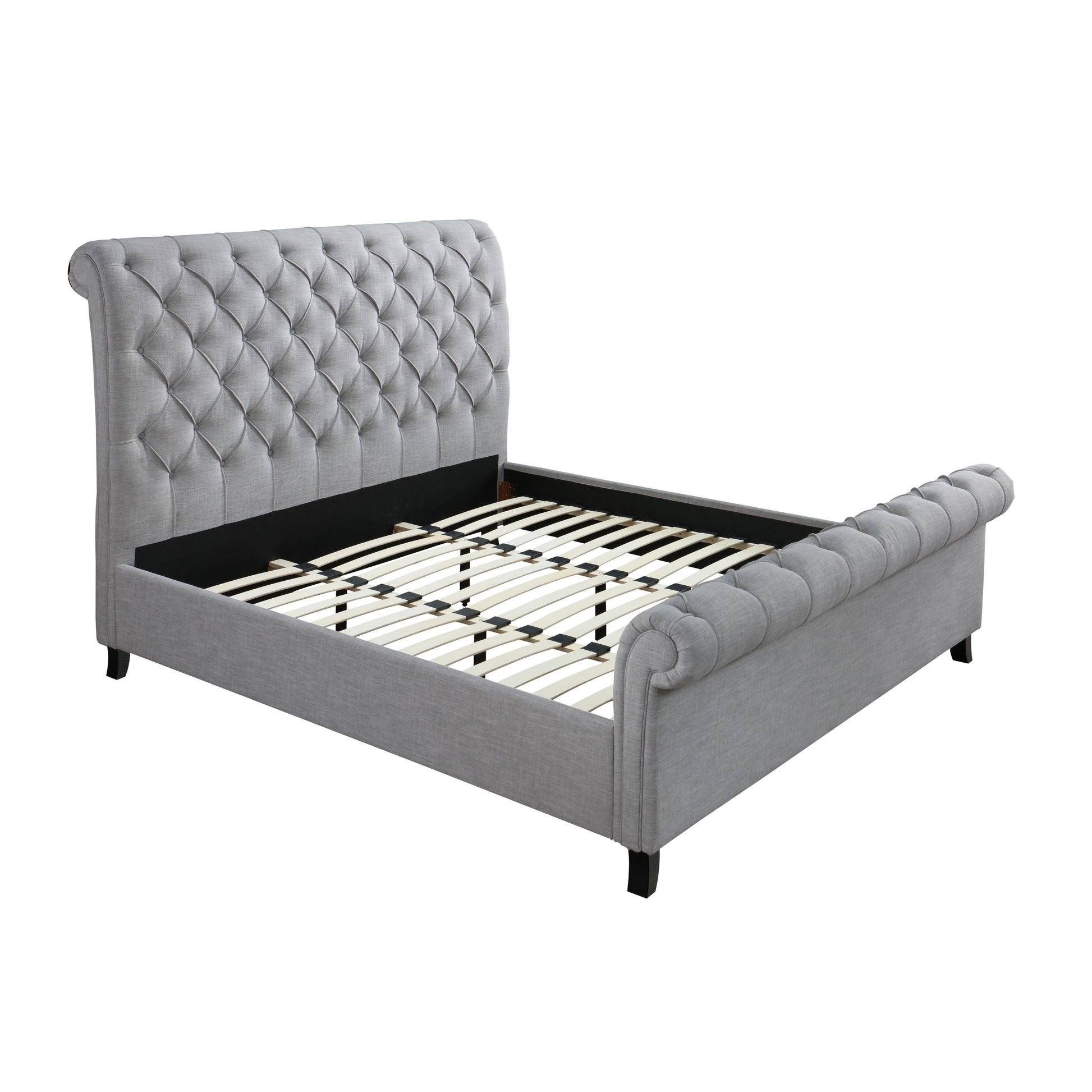  Size_King  -- Kate Upholstered Sleigh Bed IMAGE 2