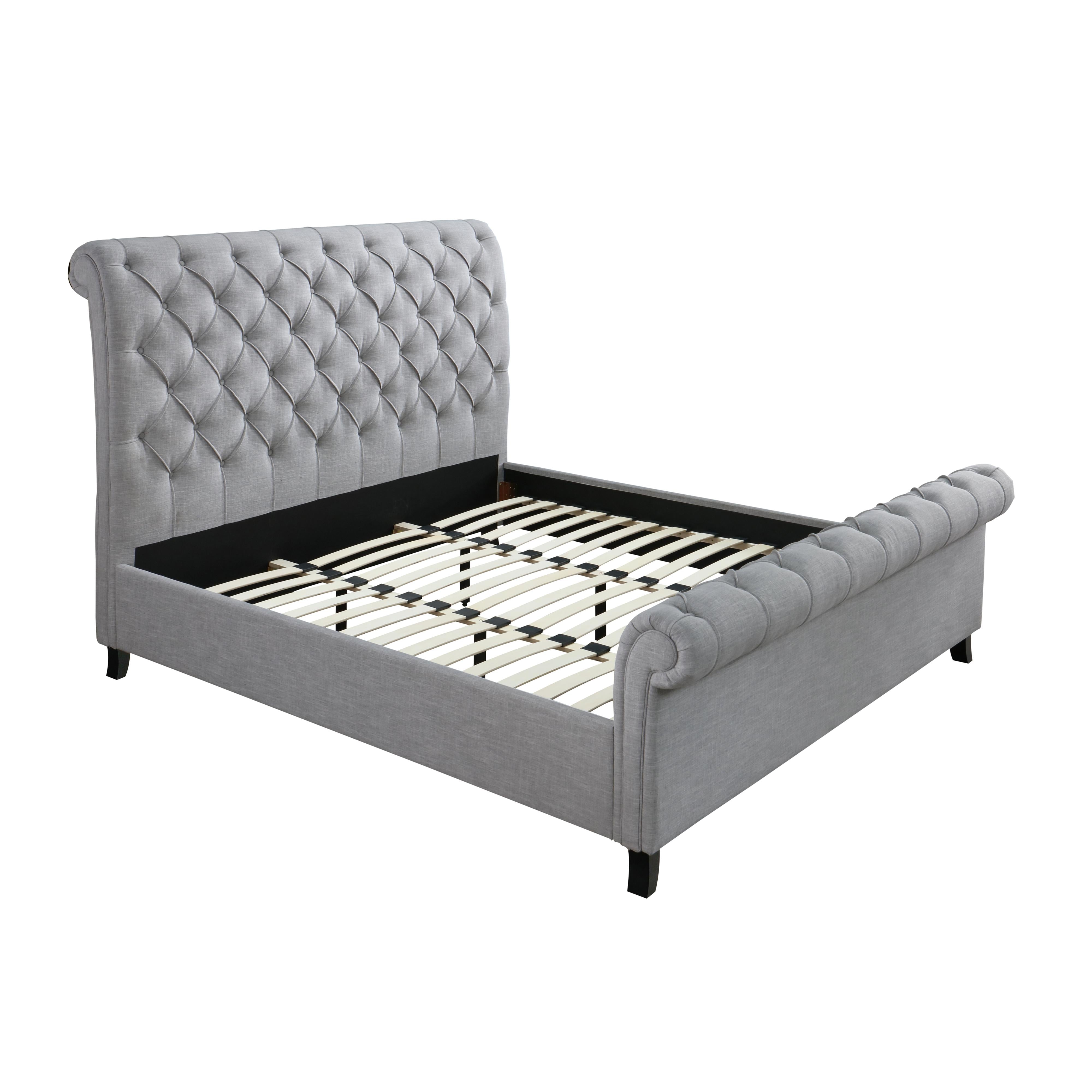  Size_King  -- Kate Upholstered Sleigh Bed IMAGE 2