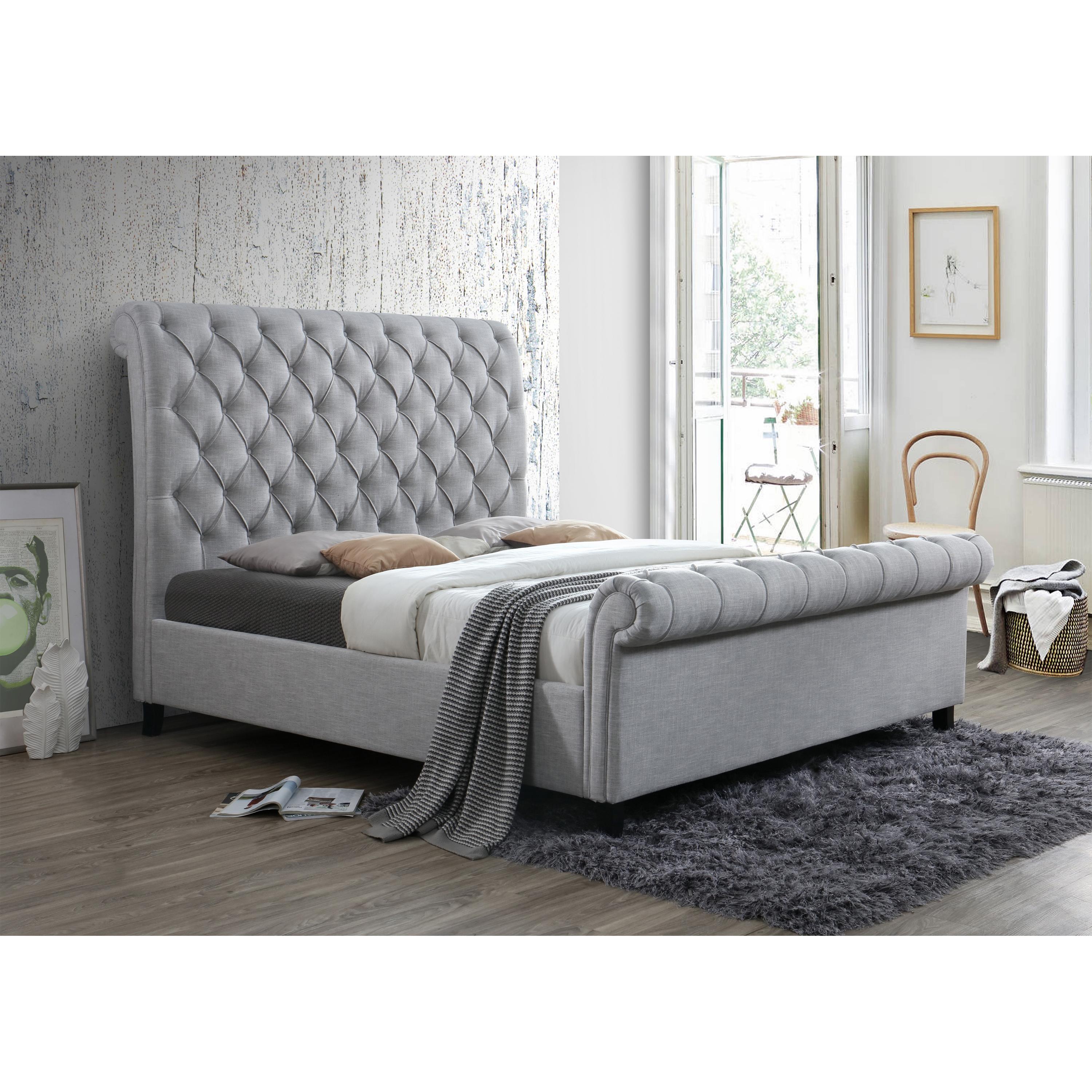  Size_King  -- Kate Upholstered Sleigh Bed IMAGE 5
