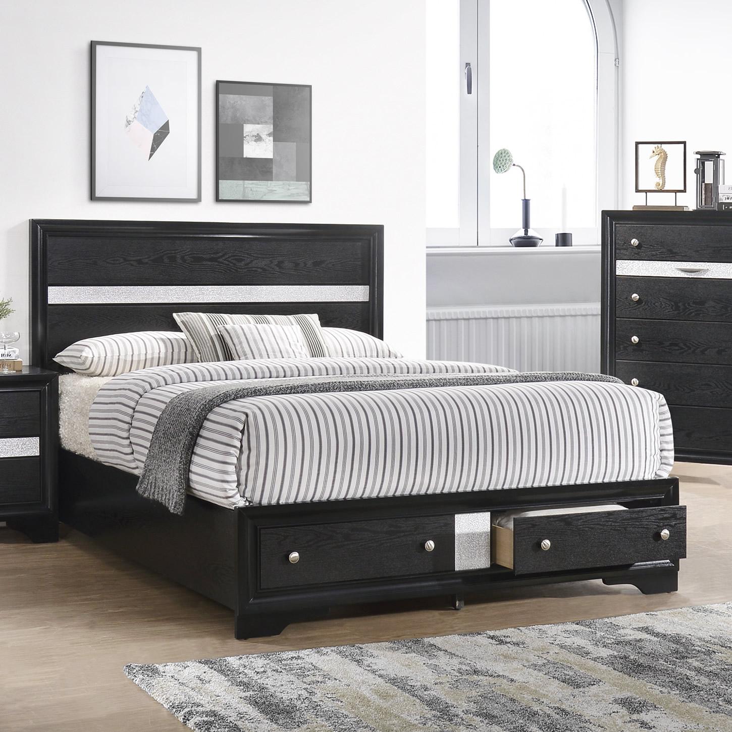  Size_King  -- Regata Panel Bed with Storage IMAGE 1