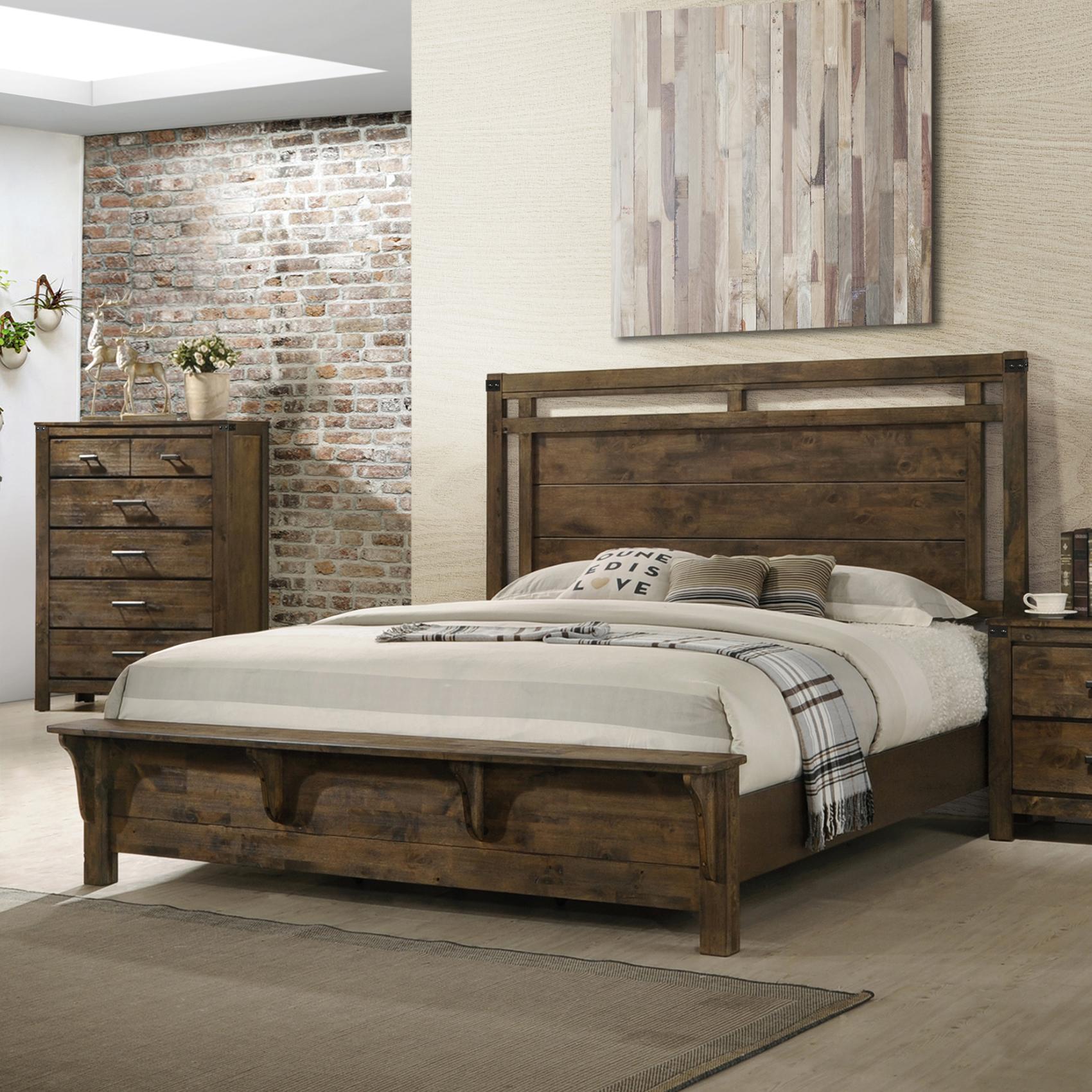  Size_Queen  -- Curtis B4810-Q Queen Bed IMAGE 1