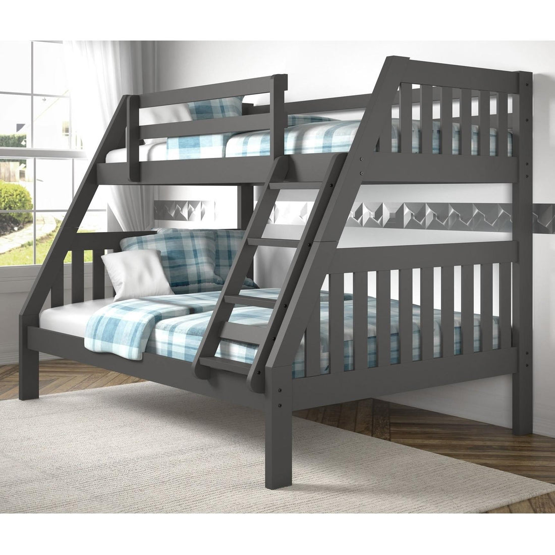  Donco Trading Company Kids Beds Bunk Bed 1018-3TFDG IMAGE 1