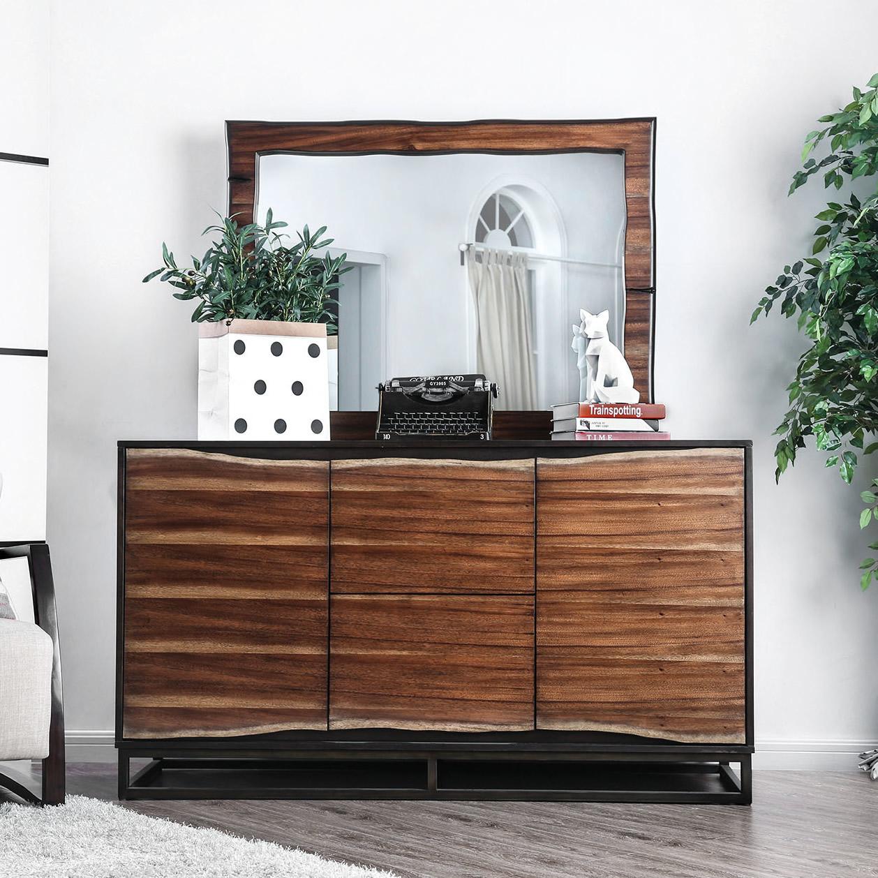  Furniture of America Fulton Dresser Mirror CM7363M IMAGE 3