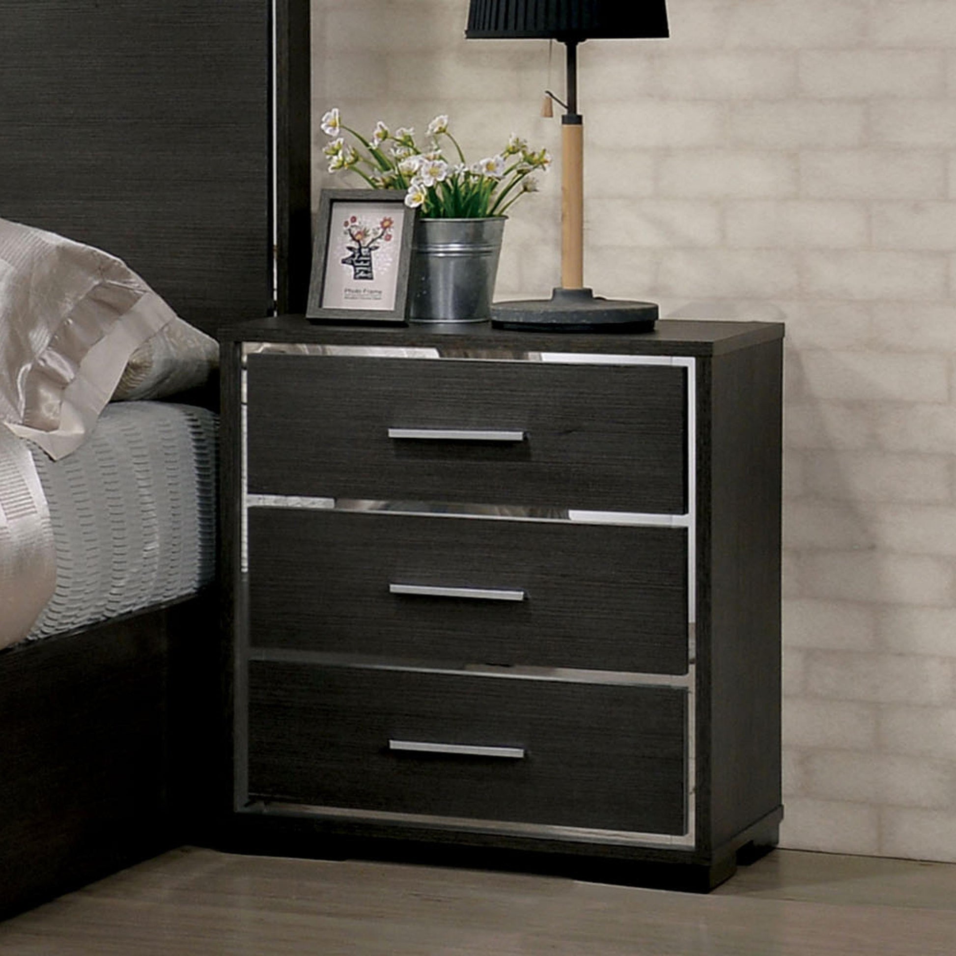  Furniture of America Camryn 3-Drawer Nightstand CM7589N IMAGE 1