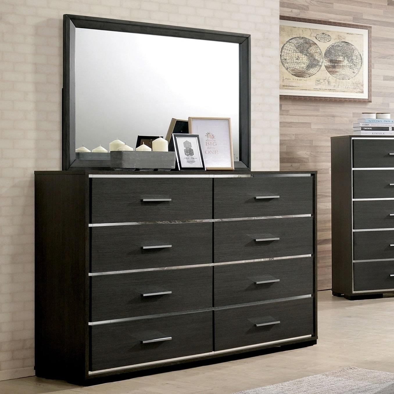  Furniture of America Camryn Dresser Mirror CM7589M IMAGE 2