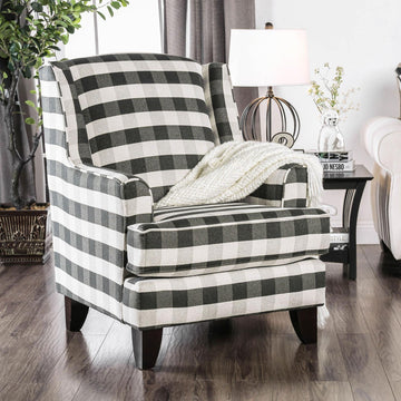  Furniture of America Patricia Stationary Fabric Accent Chair SM8171-CH-ST IMAGE 1