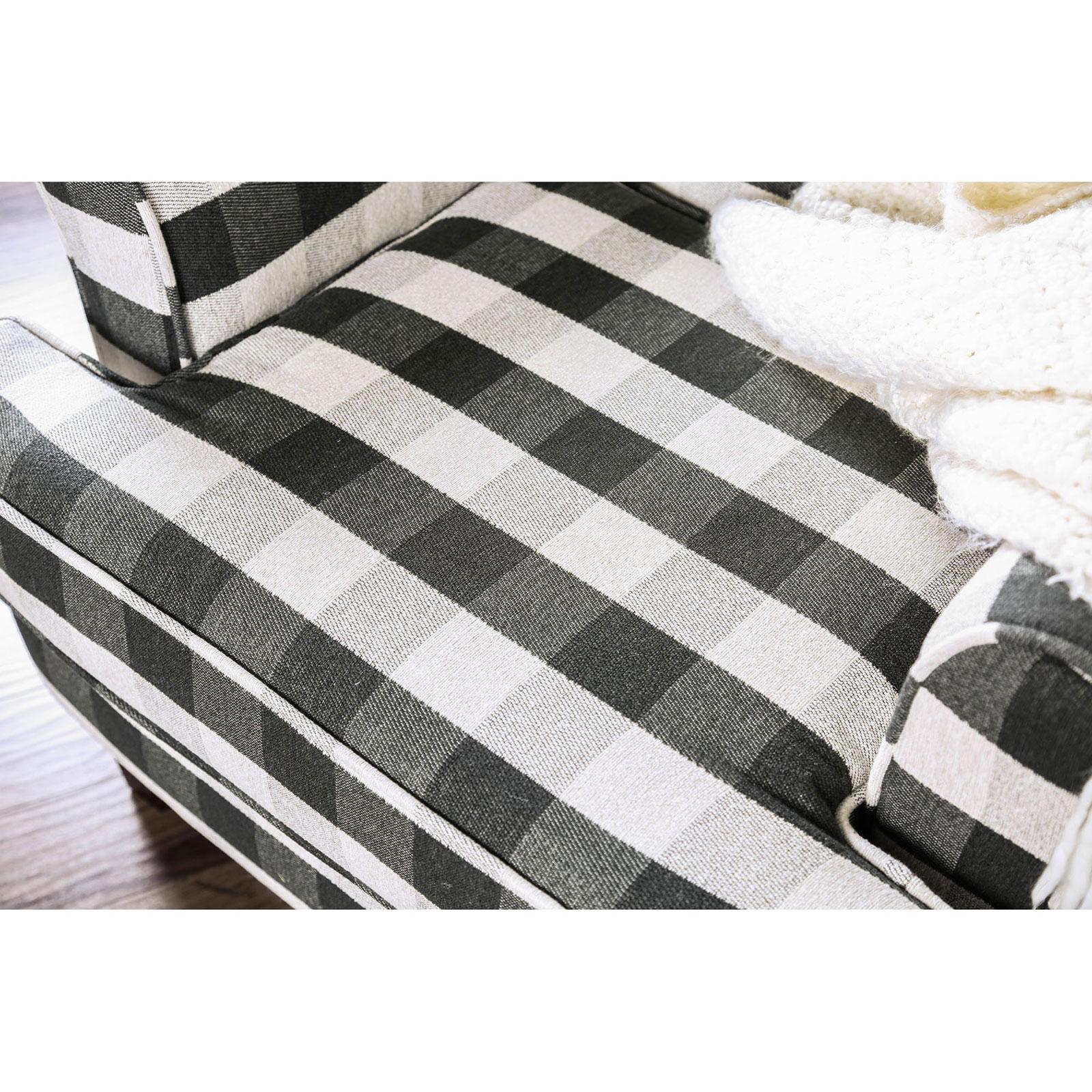  Furniture of America Patricia Stationary Fabric Accent Chair SM8171-CH-ST IMAGE 3