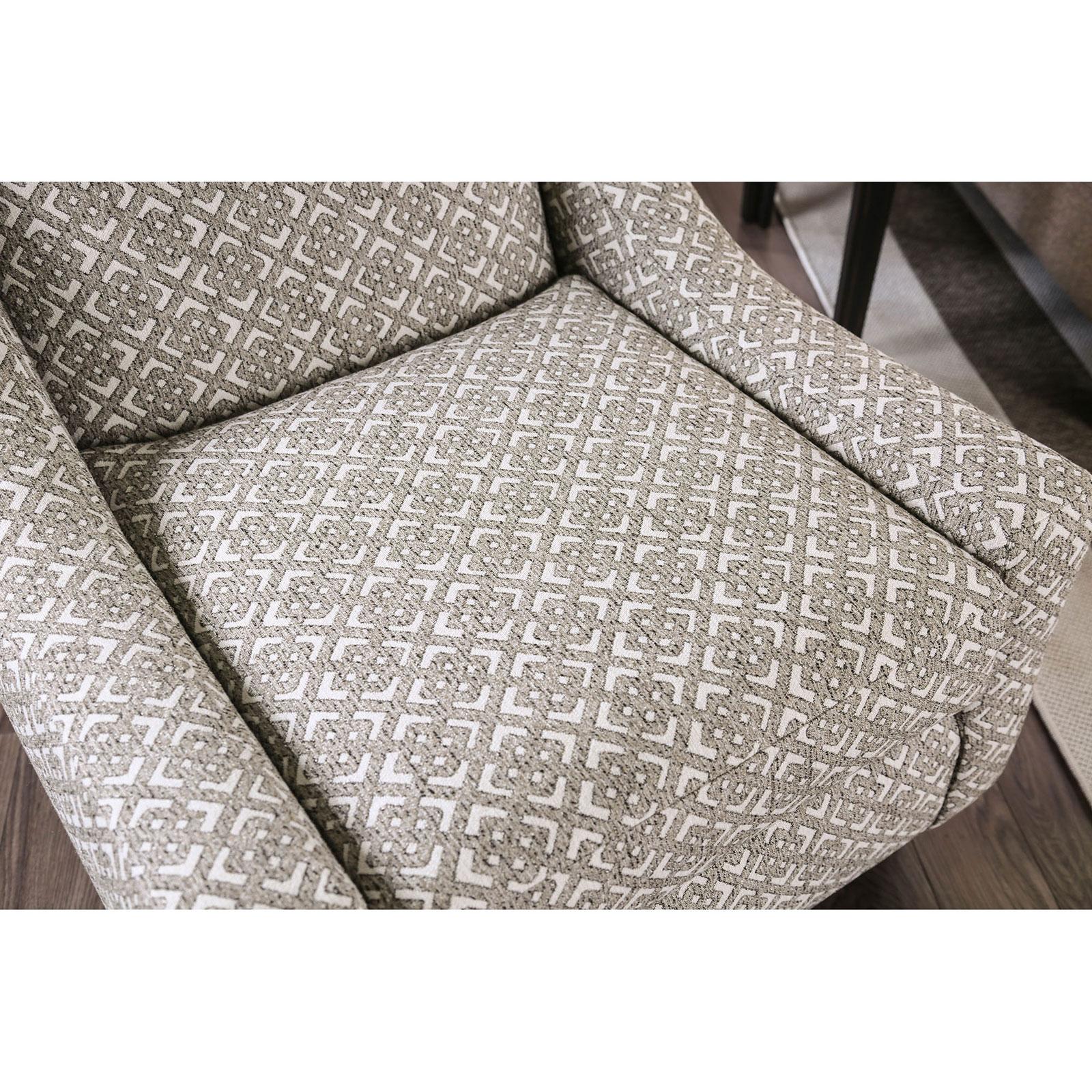  Furniture of America Dorset Stationary Fabric Accent Chair SM8564-CH-SQ IMAGE 3