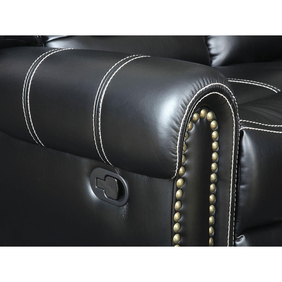  Furniture of America Frederick Reclining Leatherette Loveseat CM6130LV IMAGE 1