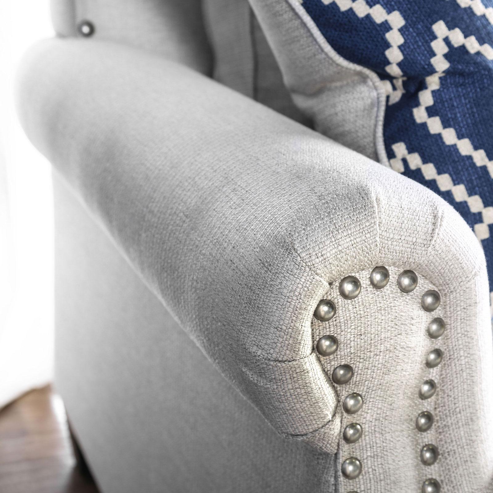  Furniture of America Giovanni Stationary Fabric Sofa SM2672-SF IMAGE 4