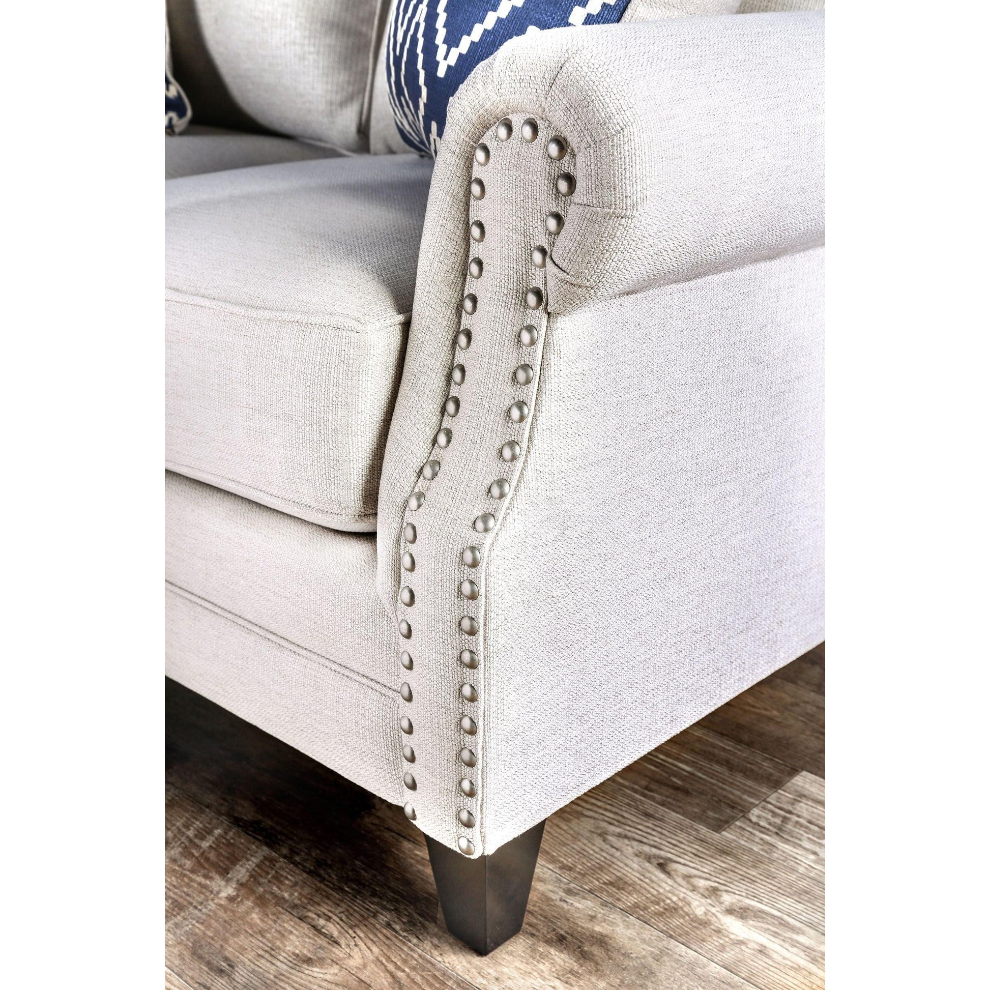  Furniture of America Giovanni Stationary Fabric Sofa SM2672-SF IMAGE 6