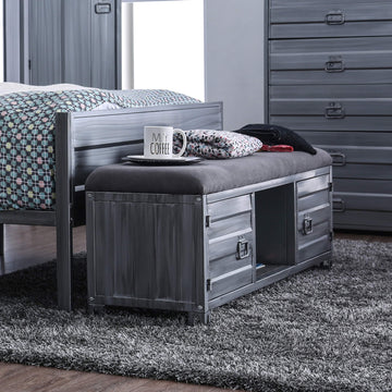  Furniture of America Mccredmond Storage Bench CM7075BN IMAGE 1