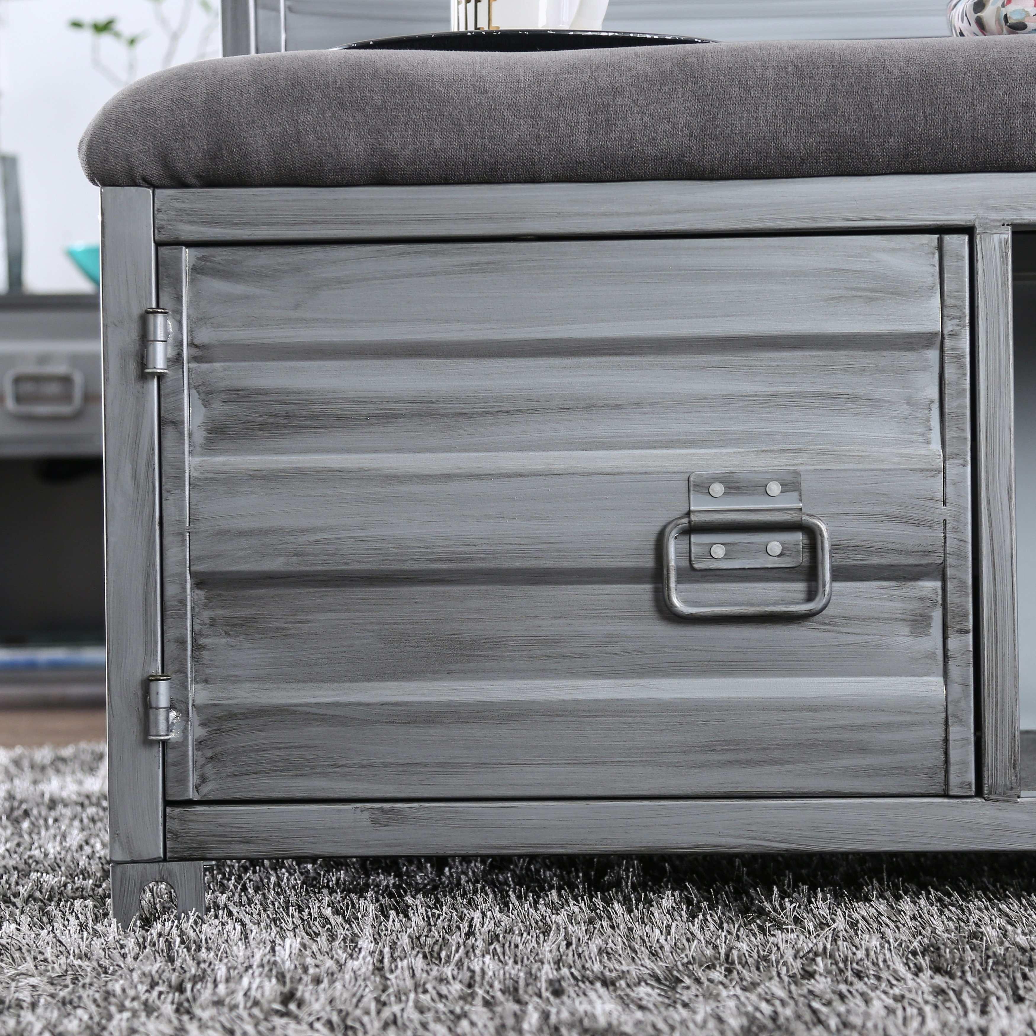  Furniture of America Mccredmond Storage Bench CM7075BN IMAGE 3