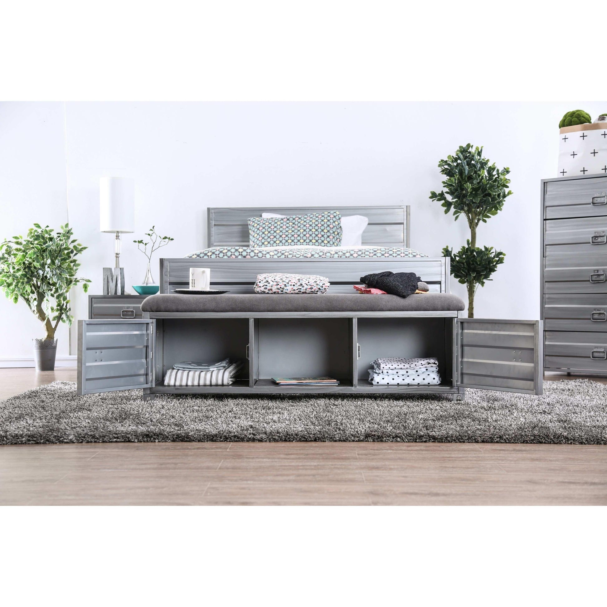  Furniture of America Mccredmond Storage Bench CM7075BN IMAGE 7