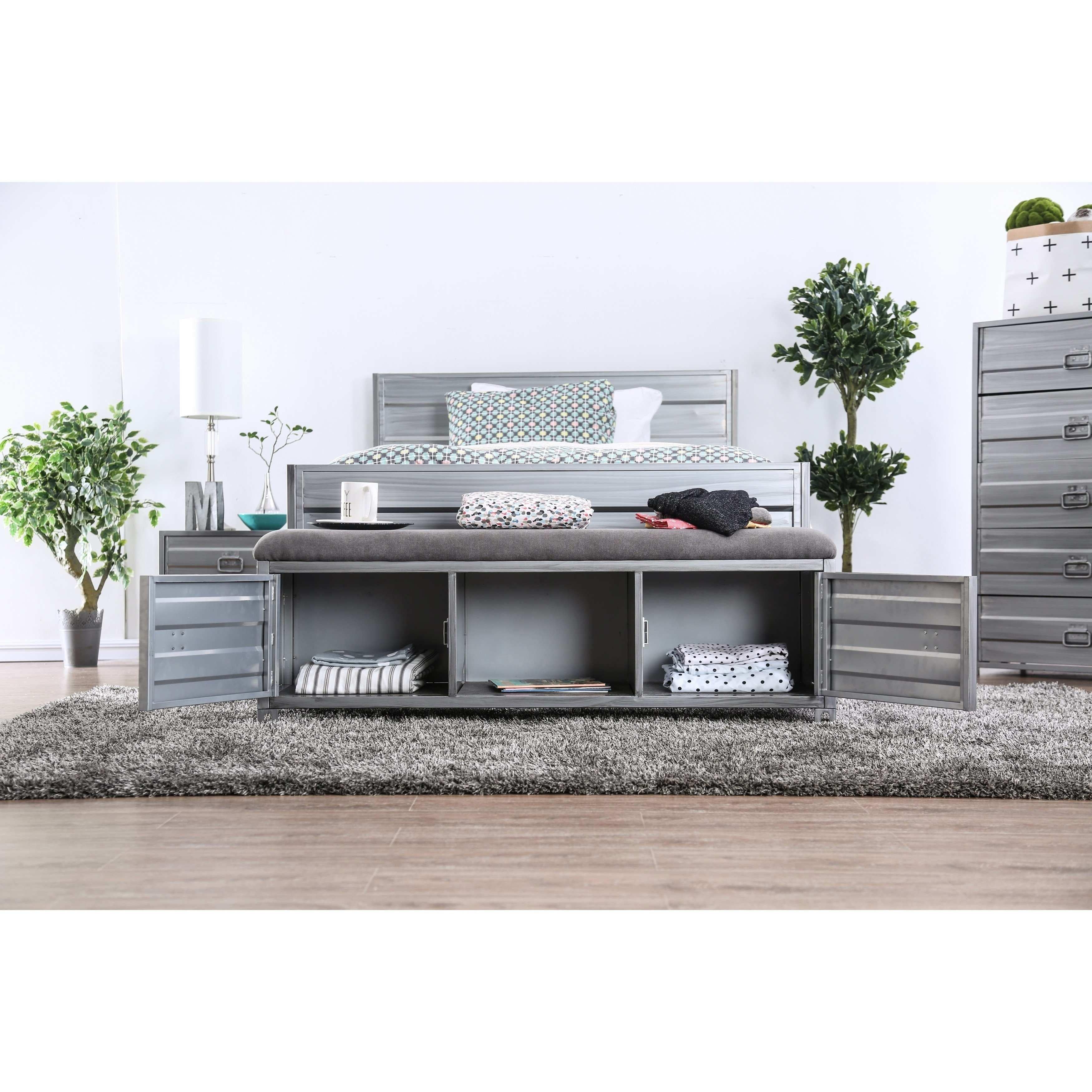  Furniture of America Mccredmond Storage Bench CM7075BN IMAGE 7