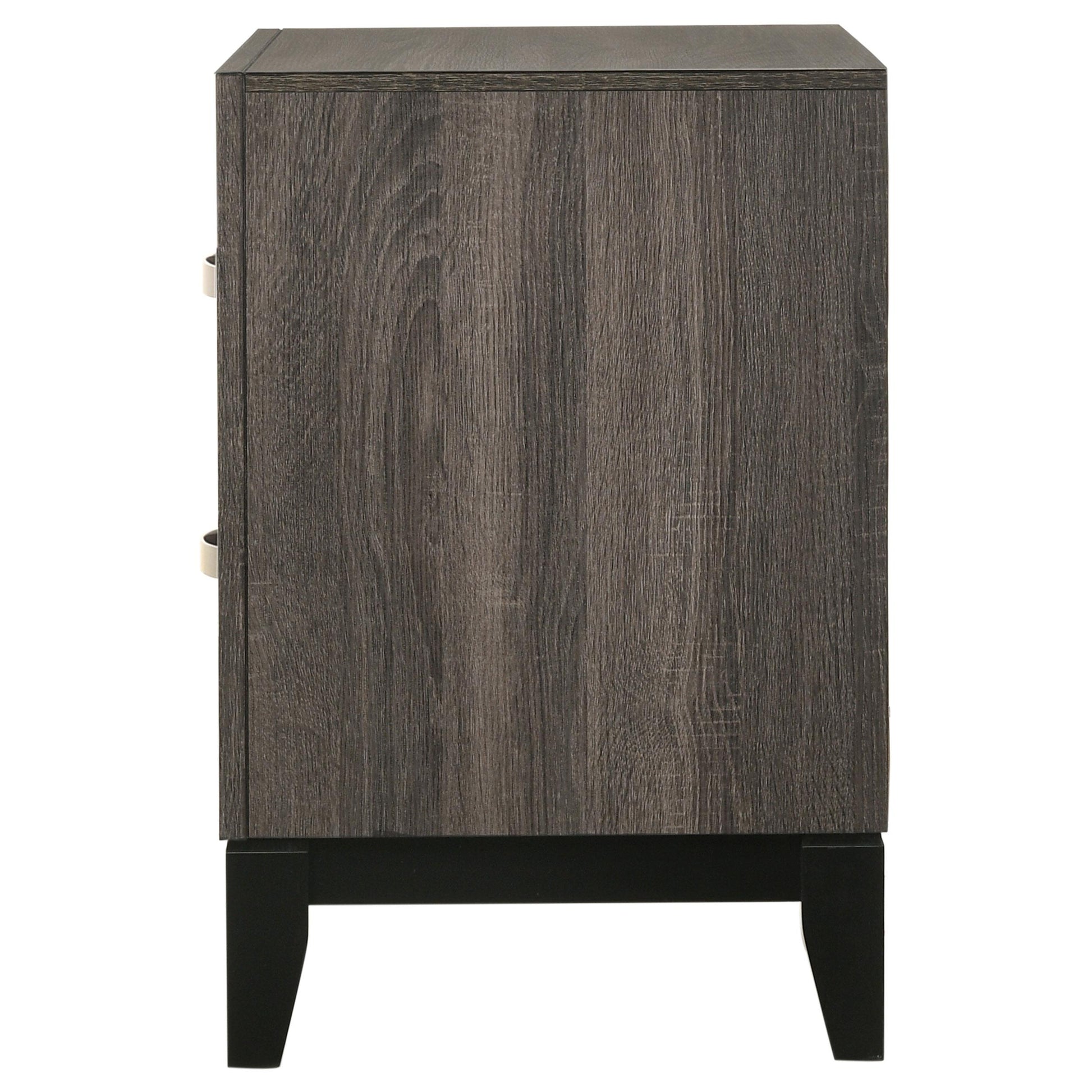  Coaster Furniture Watson 212422 2-Drawer Nightstand - Grey Oak IMAGE 3