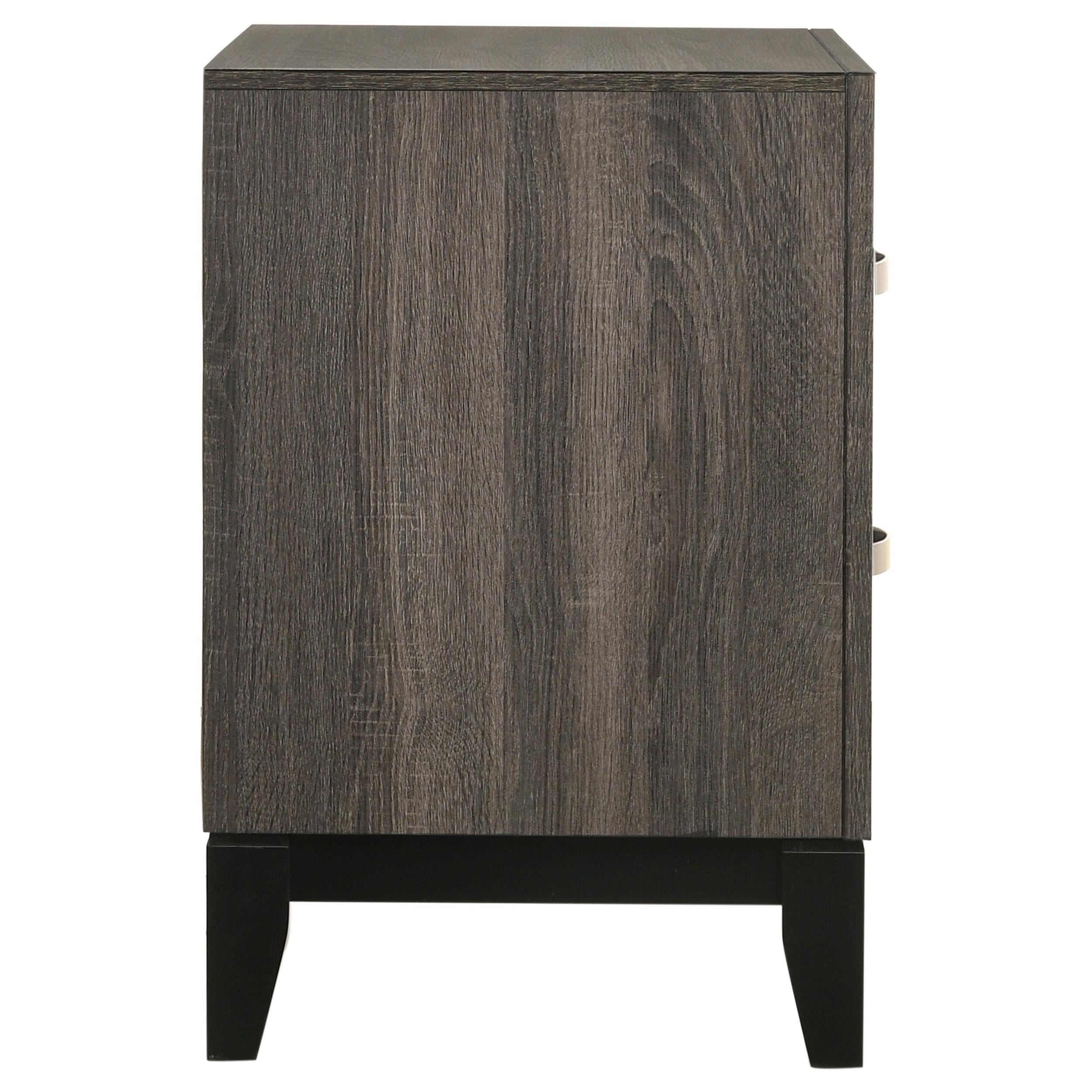  Coaster Furniture Watson 212422 2-Drawer Nightstand - Grey Oak IMAGE 7