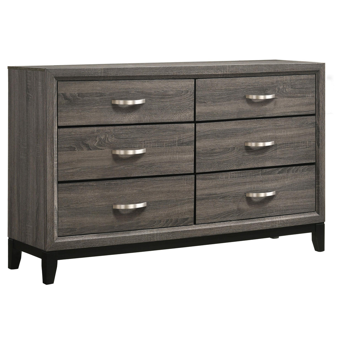  Coaster Furniture Watson 212423 6-Drawer Dresser - Grey Oak IMAGE 1
