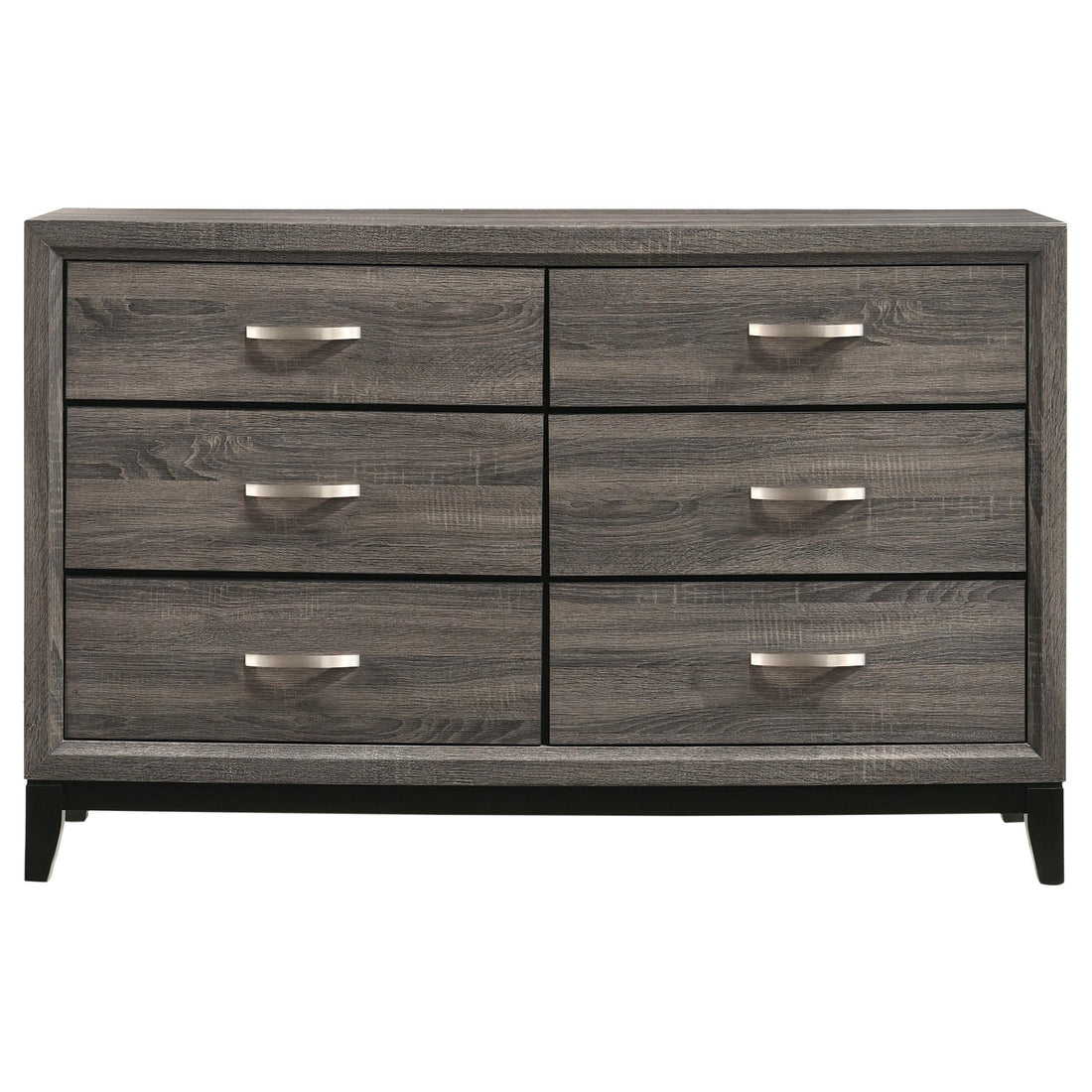  Coaster Furniture Watson 212423 6-Drawer Dresser - Grey Oak IMAGE 1