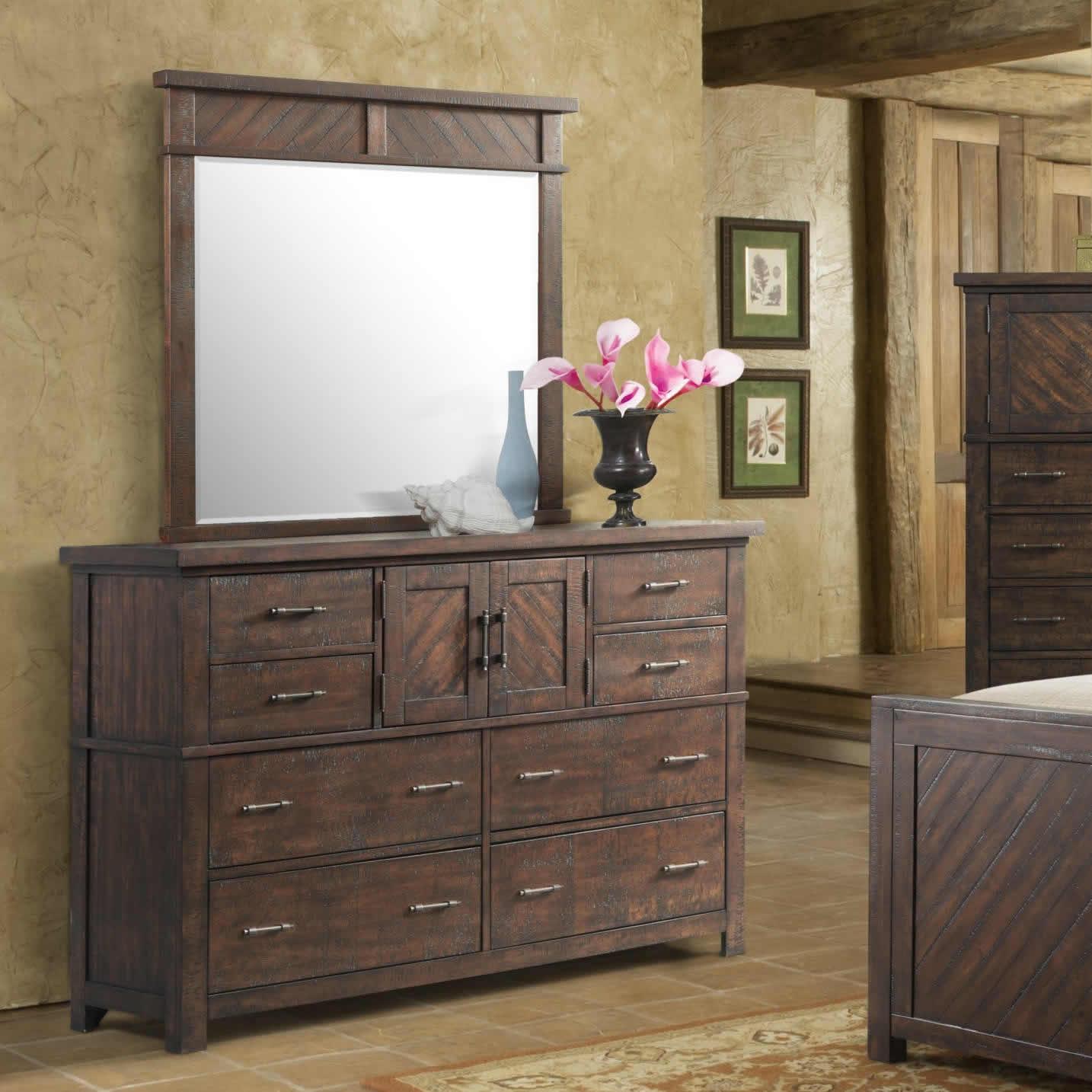  Elements International Jax Dresser Mirror JX600MR IMAGE 3