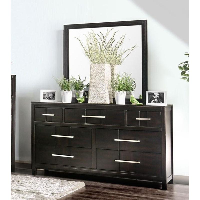 Furniture of America Berenice Dresser Mirror CM7580EX-M IMAGE 3