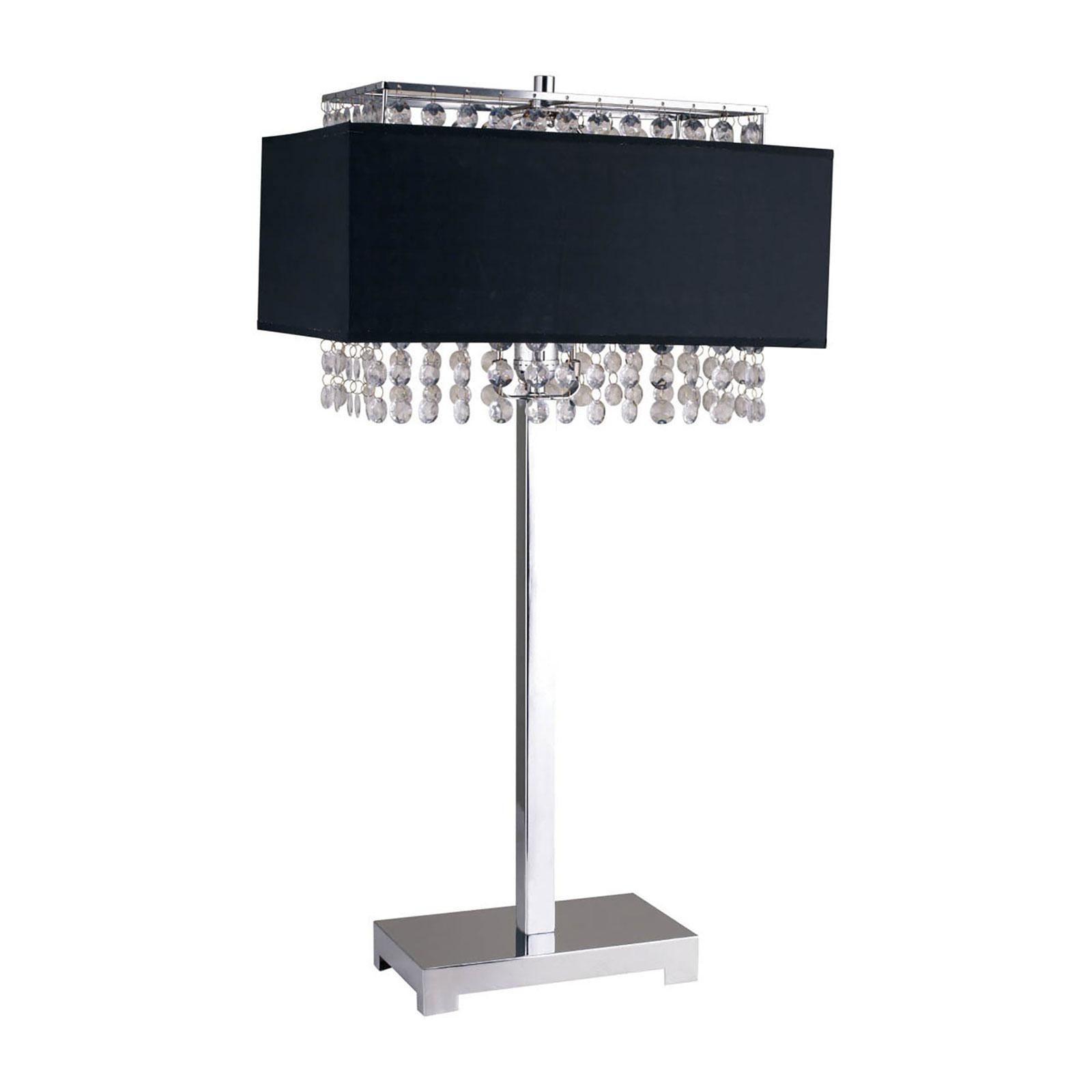  Furniture of America Naya Table Lamp L7733BK IMAGE 1