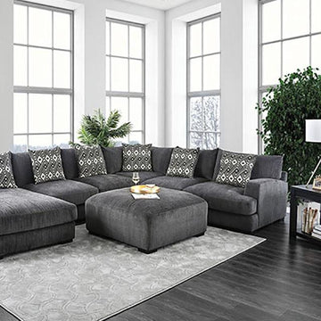  Furniture of America Kaylee CM6587-SECT U-Sectional w/ Left Chaise IMAGE 1