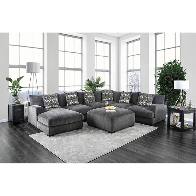  Furniture of America Kaylee CM6587-SECT U-Sectional w/ Left Chaise IMAGE 2